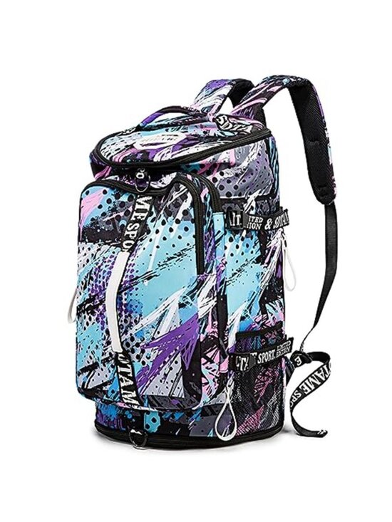Gym Duffle Bag Backpack Shoe Compartment Travel Weekender Waterproof Laptop main image 6